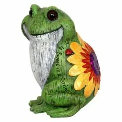 Flash Sale 🛒 10.24" Resin Garden Frog Statue Green - Exhart 😍 -Garden Decor Shop unnamed file 3689