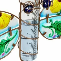 Deals ✨ 36.22" Metal and Glass Garden Stake Blue - Exhart 🔥 -Garden Decor Shop unnamed file 3708