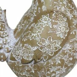 Outlet 👍 9.84" Resin Rooster Garden Statue White/Gold/Red - Exhart 👏 -Garden Decor Shop unnamed file 3714