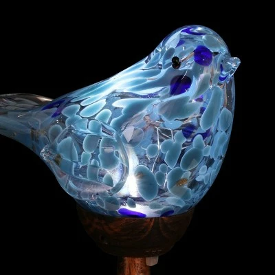 Top 10 π₯° 31" Pearlized Glass Solar Bird Garden Stake Teal - Exhart β¨ 8 Top 10 π₯° 31" Pearlized Glass Solar Bird Garden Stake Teal - Exhart β¨ - Image 6