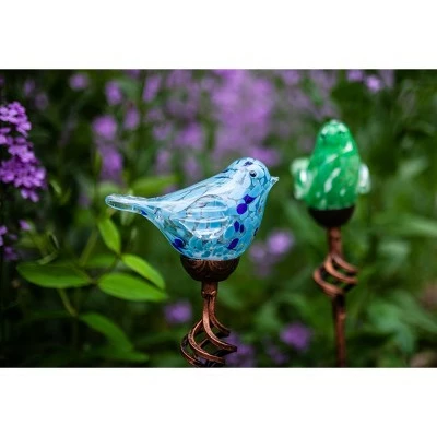 Top 10 π₯° 31" Pearlized Glass Solar Bird Garden Stake Teal - Exhart β¨ 18 Top 10 π₯° 31" Pearlized Glass Solar Bird Garden Stake Teal - Exhart β¨ - Image 16