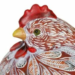 Cheap 🎉 8.27" Resin Hen with Two Chicks Statue- Exhart ✔️ -Garden Decor Shop unnamed file 3790