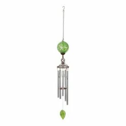 Buy 😉 46.25" Solar Glass Ball Wind Chime Green - Exhart ✔️ -Garden Decor Shop unnamed file 3802