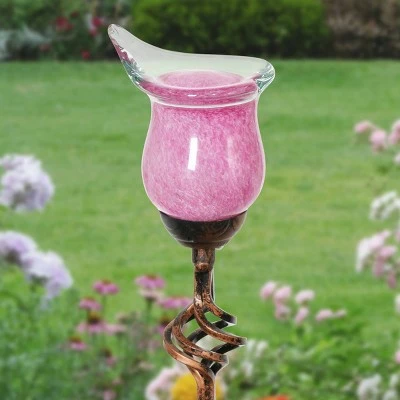 New π 31" Resin Solar Calla Lily Garden Stake Pink - Exhart π― 4 New π 31" Resin Solar Calla Lily Garden Stake Pink - Exhart π― - Image 2