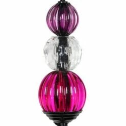 Brand new 🛒 29.5" Solar Crackle Glass Ball and Bead Stake - Exhart 💯 -Garden Decor Shop unnamed file 3825