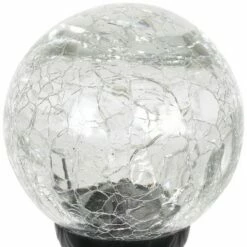 Brand new 🛒 29.5" Solar Crackle Glass Ball and Bead Stake - Exhart 💯 -Garden Decor Shop unnamed file 3826