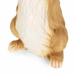 Hot Sale 😍 23.75" Concrete Corneu Outdoor Rabbit Garden Statue - White and Brown - Christopher Knight Home 🔔 -Garden Decor Shop unnamed file 385