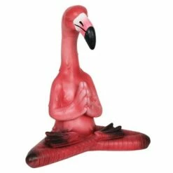 Deals 🛒 15.94" Resin Yoga Flamingo with Prayer Hands Statue Pink - Exhart 🛒 -Garden Decor Shop unnamed file 3853