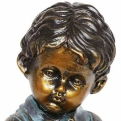 Top 10 ❤️ 10.24" Look Boy and Puppy Statue Bronze - Exhart 🥰 -Garden Decor Shop unnamed file 3860