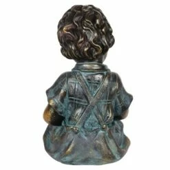 Top 10 ❤️ 10.24" Look Boy and Puppy Statue Bronze - Exhart 🥰 -Garden Decor Shop unnamed file 3861