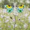 Flash Sale 🧨 36.22" Metal Butterfly Rain Gauge Garden Stake Blue - Exhart 🎁 -Garden Decor Shop unnamed file 3872