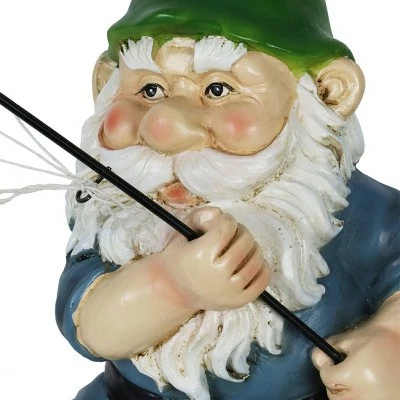 Buy π 11.22" Resin Fishing Frankie Gnome Statue - Exhart π― 7 Buy π 11.22" Resin Fishing Frankie Gnome Statue - Exhart π― - Image 5