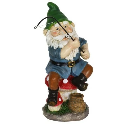 Buy π 11.22" Resin Fishing Frankie Gnome Statue - Exhart π― 10 Buy π 11.22" Resin Fishing Frankie Gnome Statue - Exhart π― - Image 8
