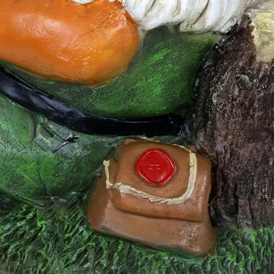 Discount 𧨠11.22" Resin Fishing Frank Gnome Statue - Exhart π― 5 Discount 𧨠11.22" Resin Fishing Frank Gnome Statue - Exhart π― - Image 4