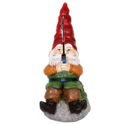 Discount 𧨠11.22" Resin Fishing Frank Gnome Statue - Exhart π― 10 Discount 𧨠11.22" Resin Fishing Frank Gnome Statue - Exhart π― - Image 9
