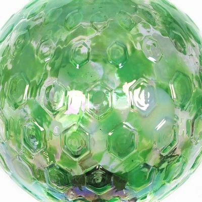 Best Pirce π 31" Solar Pearlized Glass Honeycomb Finial Resin Garden Stakes Green - Exhart π 5 Best Pirce π 31" Solar Pearlized Glass Honeycomb Finial Resin Garden Stakes Green - Exhart π - Image 3