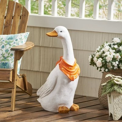 Cheap βοΈ 28" Concrete Doney Outdoor Goose Garden Statue - White and Orange - Christopher Knight Home π 3 Cheap βοΈ 28" Concrete Doney Outdoor Goose Garden Statue - White and Orange - Christopher Knight Home π