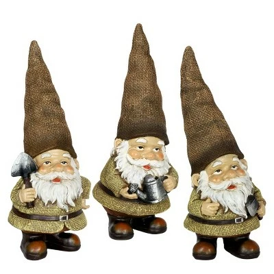 Budget 🧨 Resin Burlap Buddies Gnome Set - Exhart ⭐ 12 Budget 🧨 Resin Burlap Buddies Gnome Set - Exhart ⭐ - Image 10