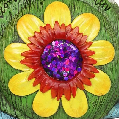 Best deal β 8.27" Resin Garden Snail Green/Blue/Yellow - Exhart π 4 Best deal β 8.27" Resin Garden Snail Green/Blue/Yellow - Exhart π - Image 2