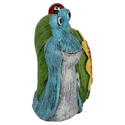 Best deal β 8.27" Resin Garden Snail Green/Blue/Yellow - Exhart π 8 Best deal β 8.27" Resin Garden Snail Green/Blue/Yellow - Exhart π - Image 6