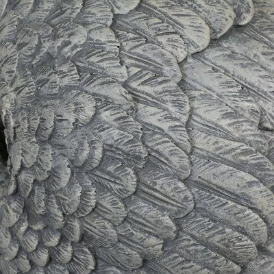 Wholesale π― 6.3" Resin Cat In Angel Wings Statue Gray - Exhart π― 4 Wholesale π― 6.3" Resin Cat In Angel Wings Statue Gray - Exhart π― - Image 3