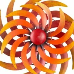 Best Pirce 💯 Alpine Corporation Alpine 75" Fiery Metal Kinetic Dual Spinning Stake Red 🛒 -Garden Decor Shop unnamed file 4009