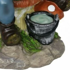 Outlet ⌛ 11.14" Resin Fishing Frodo Gnome Red/Green/Blue - Exhart 🔥 -Garden Decor Shop unnamed file 4013