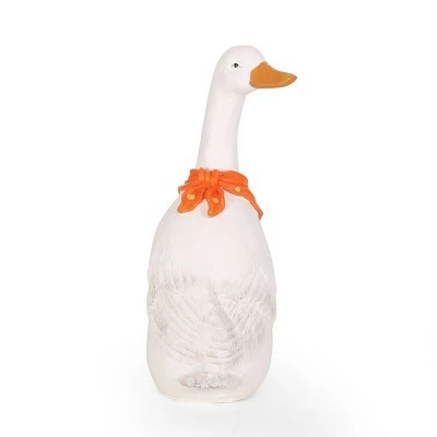 Cheap βοΈ 28" Concrete Doney Outdoor Goose Garden Statue - White and Orange - Christopher Knight Home π 8 Cheap βοΈ 28" Concrete Doney Outdoor Goose Garden Statue - White and Orange - Christopher Knight Home π - Image 6
