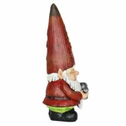Best Pirce 🌟 12.2" Resin Garden Gnome Red - Exhart ⭐ -Garden Decor Shop unnamed file 4023