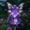 Flash Sale 🌟 33.85" Acrylic Solar Angel Stake Purple - Exhart ✔️ -Garden Decor Shop unnamed file 4036
