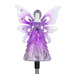 Flash Sale 🌟 33.85" Acrylic Solar Angel Stake Purple - Exhart ✔️ -Garden Decor Shop unnamed file 4043