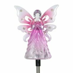 Discount 🔥 33.85" Acrylic Solar Angel Stake Pink - Exhart 🎁 -Garden Decor Shop unnamed file 4054