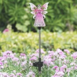 Discount 🔥 33.85" Acrylic Solar Angel Stake Pink - Exhart 🎁 -Garden Decor Shop unnamed file 4057