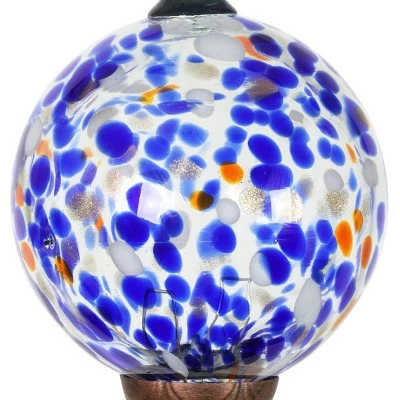 Discount β 46.25" Solar Metal and Glass Ball Wind Chime Blue - Exhart π 5 Discount β 46.25" Solar Metal and Glass Ball Wind Chime Blue - Exhart π - Image 3