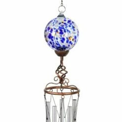 Discount β 46.25" Solar Metal and Glass Ball Wind Chime Blue - Exhart π 15 Discount β 46.25" Solar Metal and Glass Ball Wind Chime Blue - Exhart π -Garden Decor Shop unnamed file 4091