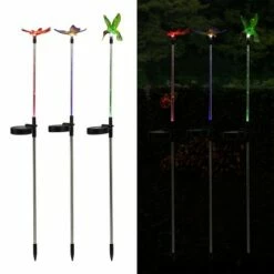 Best Sale ⭐ Alpine Corporation 3pc Butterfly, Hummingbird, and Dragonfly Solar Fiber LED Pathway Garden Stakes 🎉 -Garden Decor Shop unnamed file 4096