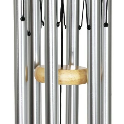 Wholesale π Medium Metal and Wood Chime Silver - Exhart βοΈ 4 Wholesale π Medium Metal and Wood Chime Silver - Exhart βοΈ - Image 2