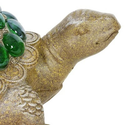 Cheapest π 6.85" Glass Beaded Turtle Statue Green - Exhart π 3 Cheapest π 6.85" Glass Beaded Turtle Statue Green - Exhart π - Image 2