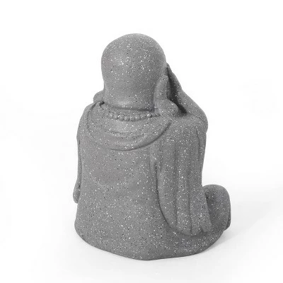Coupon π₯ Harrod Outdoor See No Evil Monk Garden Statue - Stone Gray - Christopher Knight Home π 4 Coupon π₯ Harrod Outdoor See No Evil Monk Garden Statue - Stone Gray - Christopher Knight Home π - Image 2