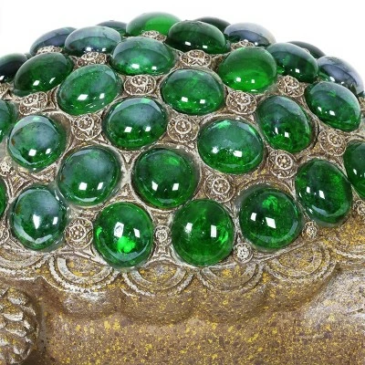 Cheapest π 6.85" Glass Beaded Turtle Statue Green - Exhart π 6 Cheapest π 6.85" Glass Beaded Turtle Statue Green - Exhart π - Image 5