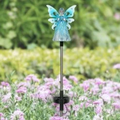 Best Sale ✔️ 33.85" Acrylic Solar Angel Stake Blue - Exhart ❤️ -Garden Decor Shop unnamed file 4134