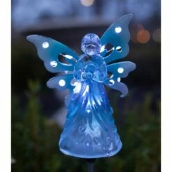 Best Sale ✔️ 33.85" Acrylic Solar Angel Stake Blue - Exhart ❤️ -Garden Decor Shop unnamed file 4135