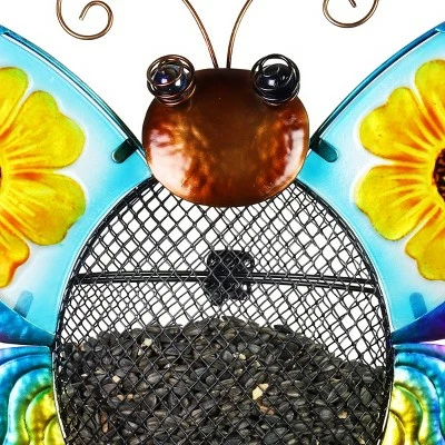 Flash Sale π 20" Resin Butterfly Pellet Bird Feeder Basket - Exhart β 4 Flash Sale π 20" Resin Butterfly Pellet Bird Feeder Basket - Exhart β - Image 2