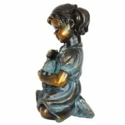 Budget ✨ 10.24" Resin Girl and Kitten Statue Bronze - Exhart ❤️ 14 Budget ✨ 10.24" Resin Girl and Kitten Statue Bronze - Exhart ❤️ -Garden Decor Shop unnamed file 4157