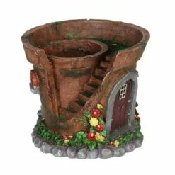 Discount π 7.48" Resin Solar Fairy House Flower Pot - Exhart π 16 Discount π 7.48" Resin Solar Fairy House Flower Pot - Exhart π -Garden Decor Shop unnamed file 4165
