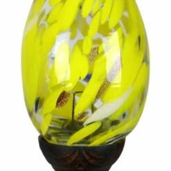 Coupon 😉 Exhart 36" Glass Solar Curled Hook Flame Stake Yellow 🎉 -Garden Decor Shop unnamed file 4172