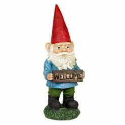 Buy 🧨 13" Resin Good Time Welcome Willis Sign Gnome - Exhart 😍 -Garden Decor Shop unnamed file 4179