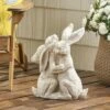 Best Pirce π 17.75" Concrete Intrare Outdoor Rabbit Couple Garden Statue - White - Christopher Knight Home 𧨠2 Best Pirce π 17.75" Concrete Intrare Outdoor Rabbit Couple Garden Statue - White - Christopher Knight Home 𧨠-Garden Decor Shop unnamed file 418