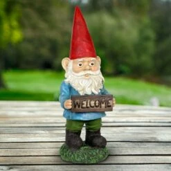 Buy 🧨 13" Resin Good Time Welcome Willis Sign Gnome - Exhart 😍 -Garden Decor Shop unnamed file 4181
