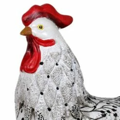 Cheapest 🛒 9.84" Resin Rooster Statue Black/White - Exhart 🤩 -Garden Decor Shop unnamed file 4185